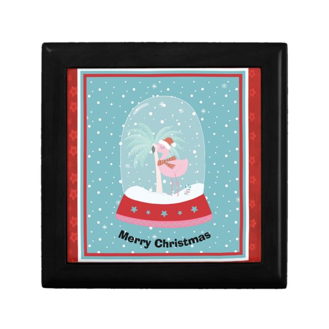 Christmas Flamingo Gift Box (Front)
