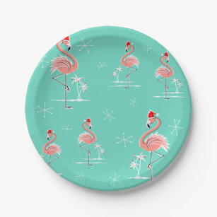 Flamingo Large Paper Plates – Clafoutis