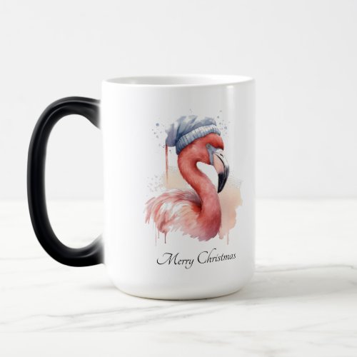 Christmas Flamingo Magic Mug