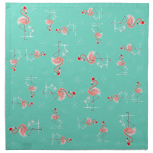 Christmas Flamingo Multi napkin set