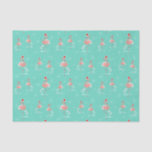 Christmas Flamingo Multi tissue paper
