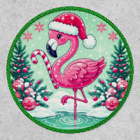 Christmas Flamingo Sublimation Clipart-10424