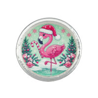 Christmas Flamingo Sublimation Clipart-10424