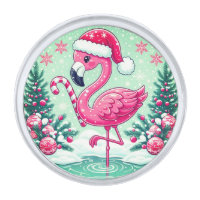 Christmas Flamingo Sublimation Clipart-10424