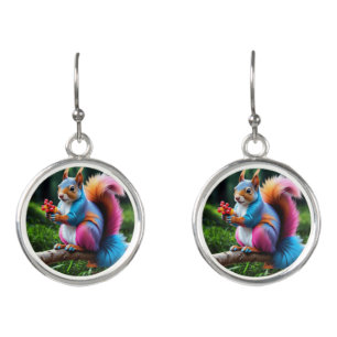 Christmas Flamingo Sublimation Clipart Earrings
