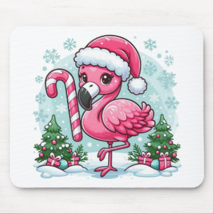 Christmas Flamingo Sublimation Clipart Mouse Pad