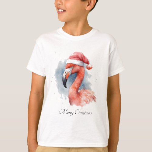Christmas Flamingo T_Shirt