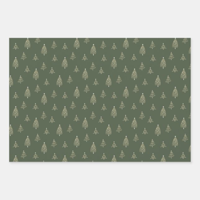 Christmas Flannel Bundle Wrapping Paper Sheets (Front)