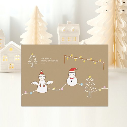Christmas Flat Holiday Card