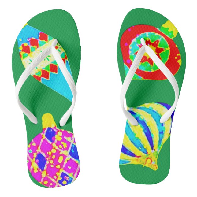 CHRISTMAS FLIP FLOPS ART AND DESIGN ECO (Footbed)