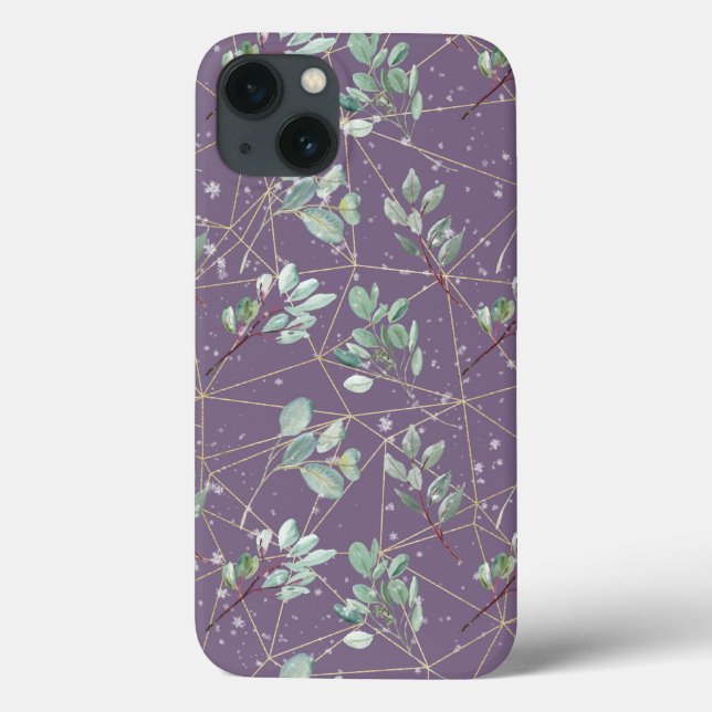 Christmas floral 14 Pattern Case-Mate iPhone Case (Back)