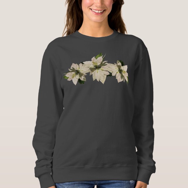 Christmas Floral Beautiful Holidays Sweatshirt (Front)