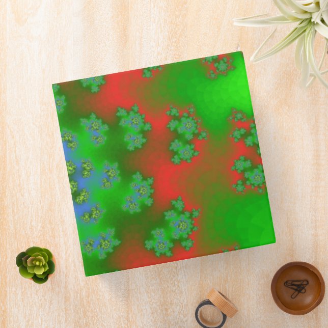 Christmas Floral Sprinkles 3 Ring Binder (In Situ)