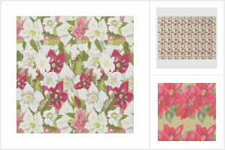 Christmas Florals Scrapbooking & Craft Collection