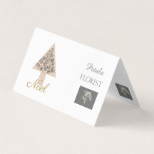 Christmas Florist Message Card