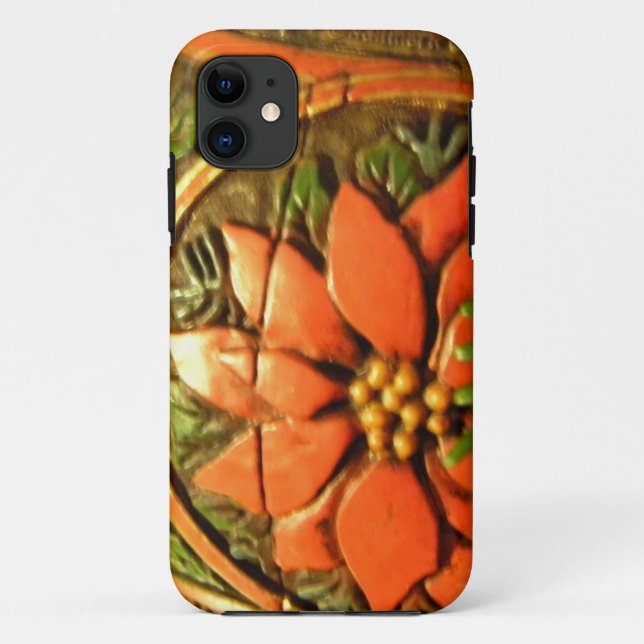 Christmas Flower Case-Mate iPhone Case (Back)