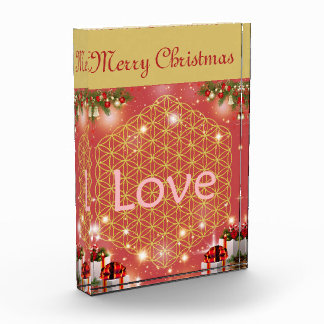 Christmas flower of life gift love  photo block