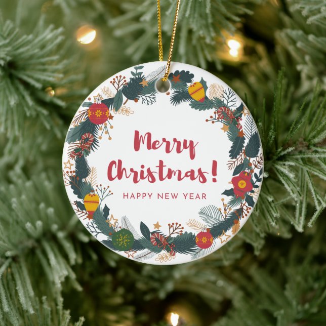 Christmas Flower Ornaments (Tree)