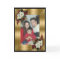 Christmas flowers Frame card with photo