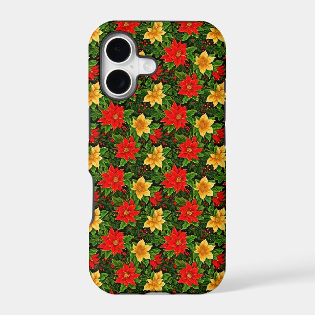 Christmas Flowers Seamless Pattern-69956 Iphone Case (Back)