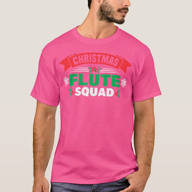 Christmas Flute Squad T-Shirt (Front)
