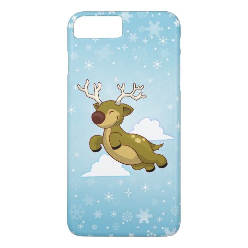 Christmas Flying Reindeer iPhone 8 Plus7 Plus Case