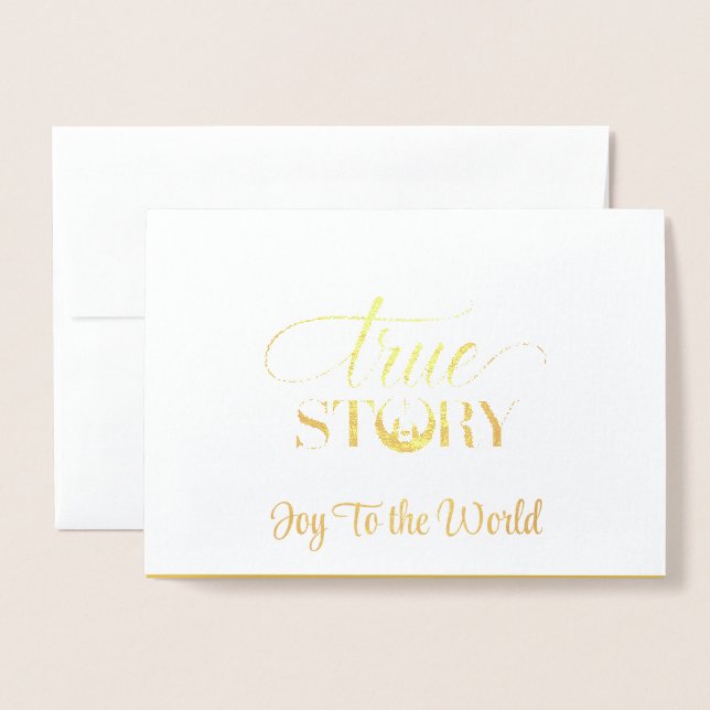 Christmas Foil Card (Front With Envelope)