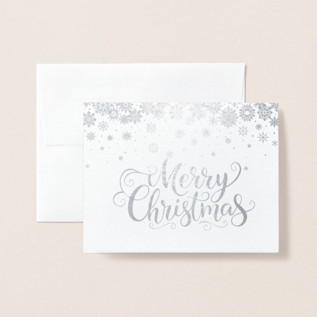Christmas Foil Card (Front With Envelope)