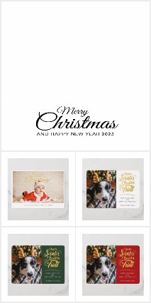 Christmas Foil cards