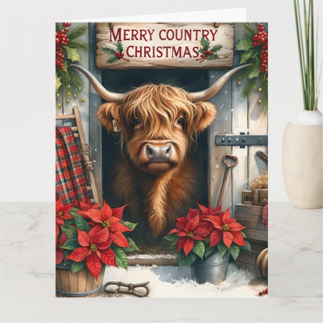 Christmas Folded Greeting Card (Front)