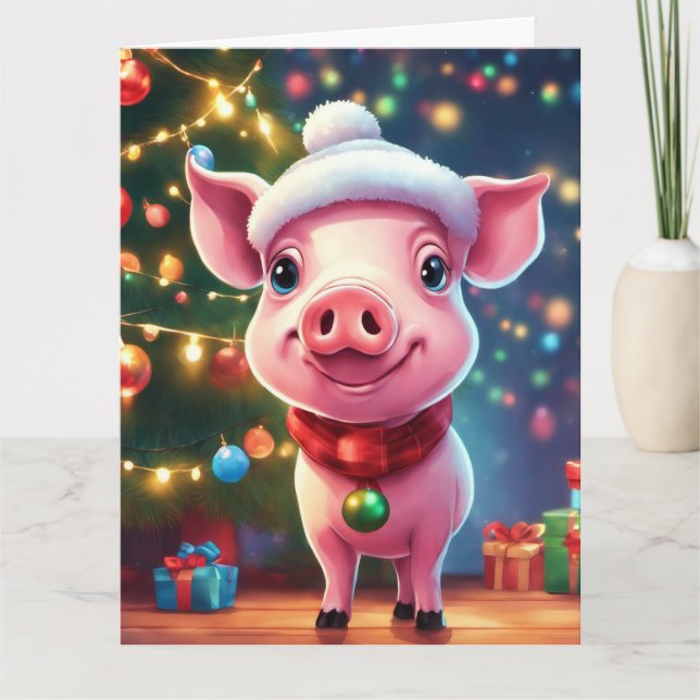 Christmas Folded Greeting Card (Front)