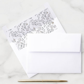 Christmas Foliage and Berries Envelope Liner