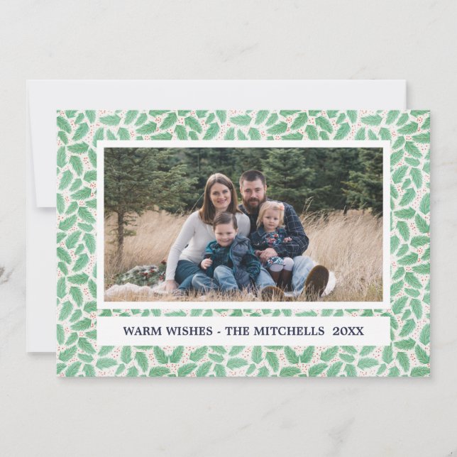 Christmas Foliage | CUSTOM Landscape Holiday Photo (Front)