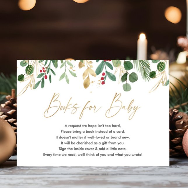 Christmas foliage elegant books for baby inserts (Creator Uploaded)