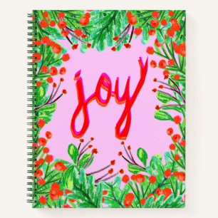 Christmas Foliage - Joy Notebook