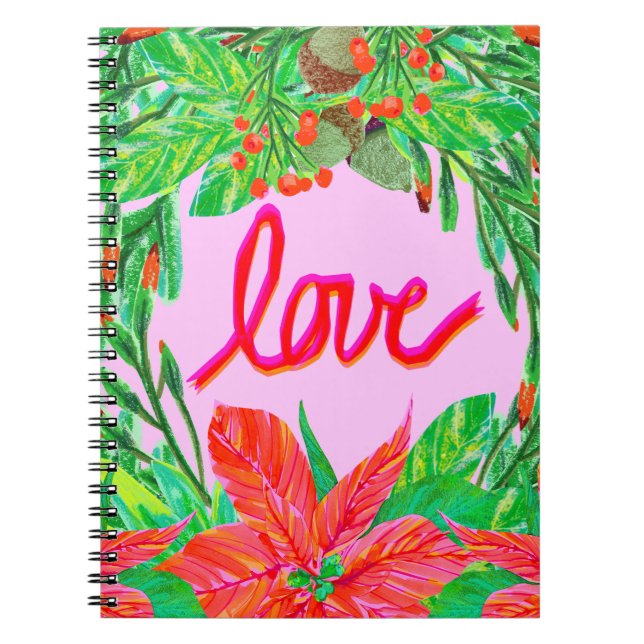 Christmas Foliage - Love Notebook (Front)
