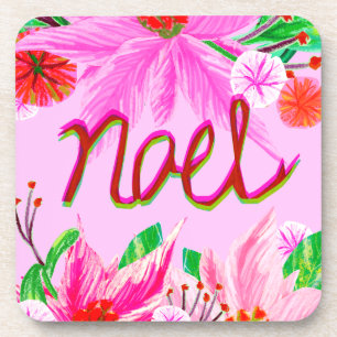 Christmas Foliage - Noel Beverage Coaster