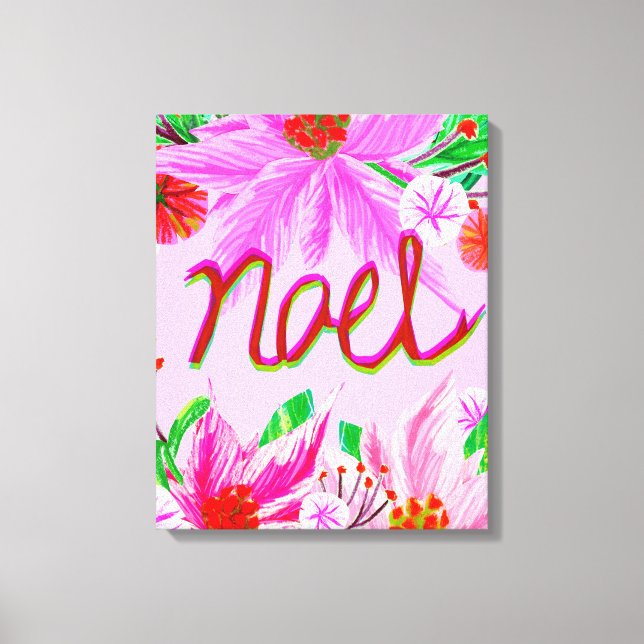 Christmas Foliage - Noel Canvas Print (Front)