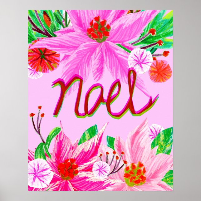 Christmas Foliage - Noel Poster (Front)