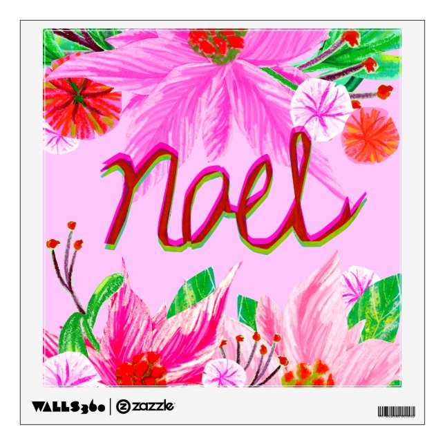 Christmas Foliage - Noel Wall Decal (Front)