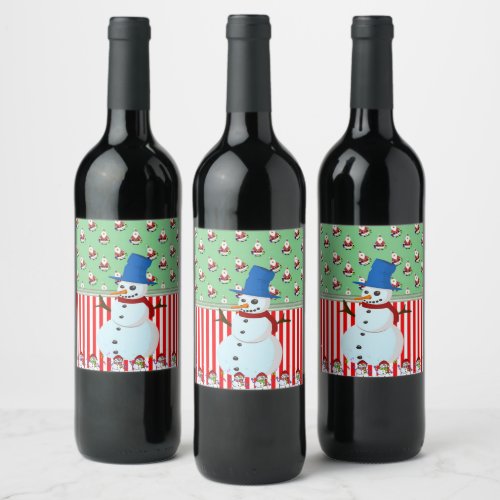 Christmas Food and Beverage Label Set