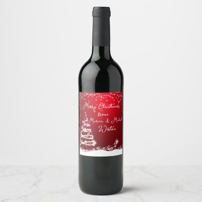 Christmas Food and Beverage Label Set (Front)