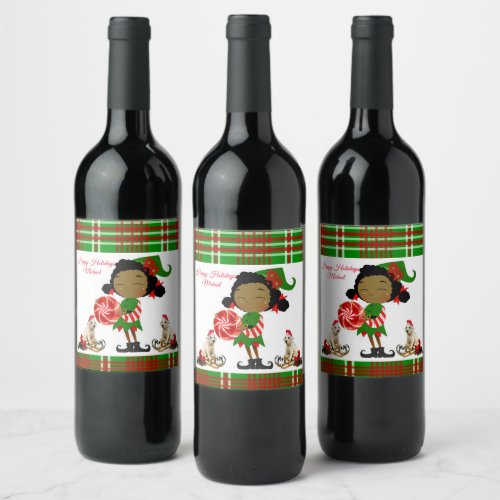 Christmas Food and Beverage Label Set