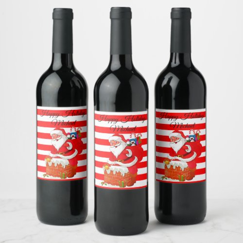 Christmas Food and Beverage Label Set