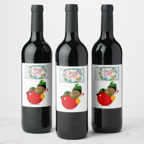 Christmas Food and Beverage Label Set