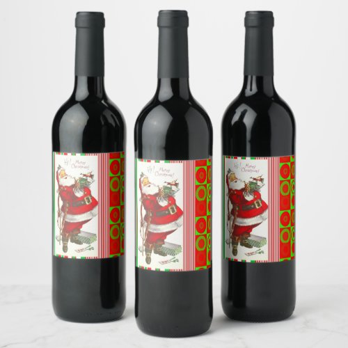 Christmas Food and Beverage Label Set