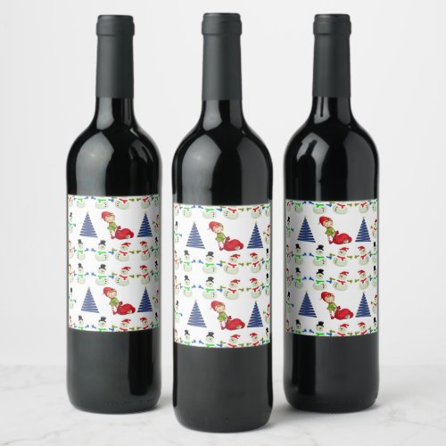 Christmas Food and Beverage Label Set