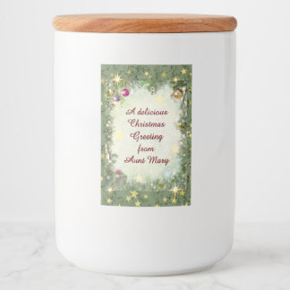 Christmas Food Label