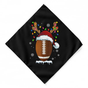 Christmas Football Ball Lights Funny Boys Men Spor Bandana