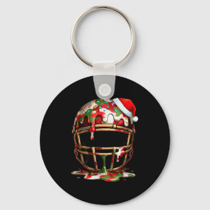 Christmas Football Drip Boys Ice Cream Drip Camo S Keychain